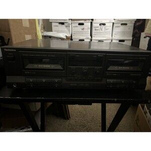 Technics Cassette player RS-TR333 HX-PRO Dual Auto Reverse Double Deck
